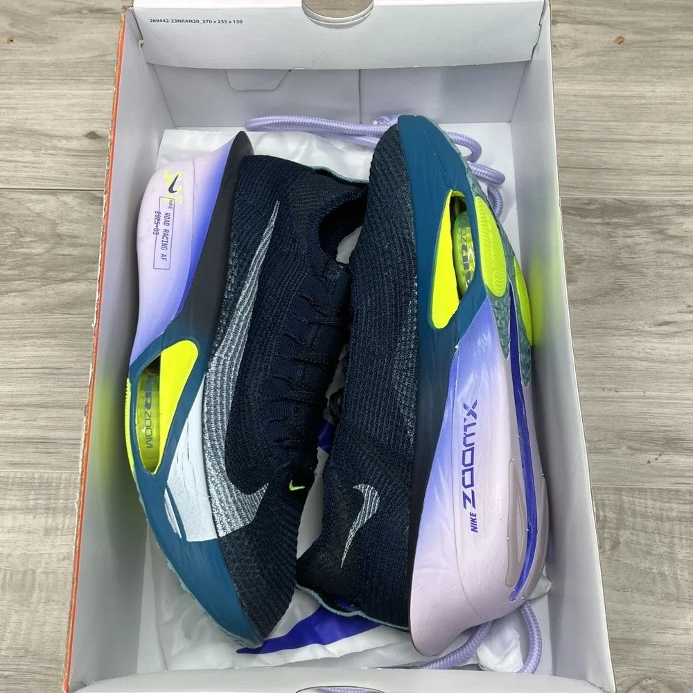 Nike Air Zoom Alphafly PRM NEXT% 3 Mens Sz 9 Obsidian Persian Violet FD8311-401